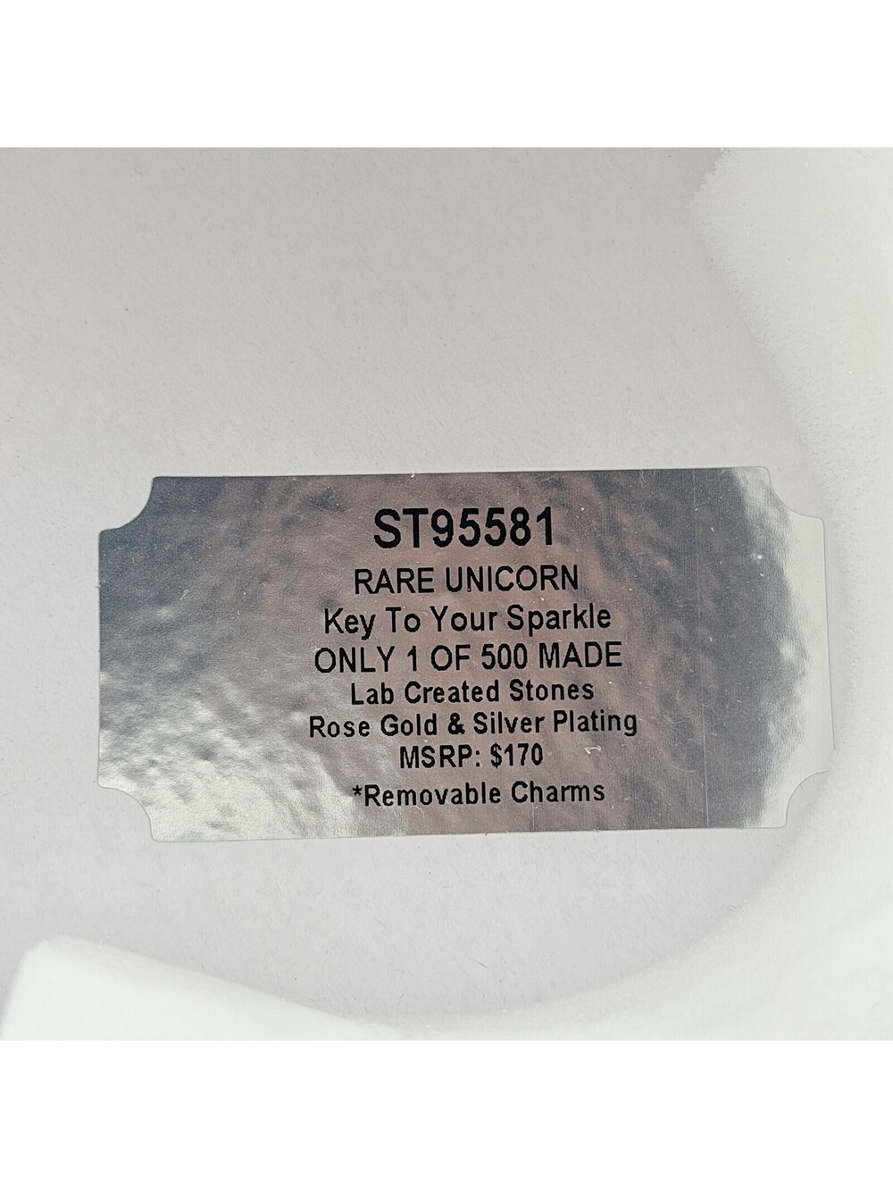 Bomb Party Spring Stack “Key To Your Sparkle” RARE UNICORN on Rose Gold Lock/Key - Picture 3 of 5